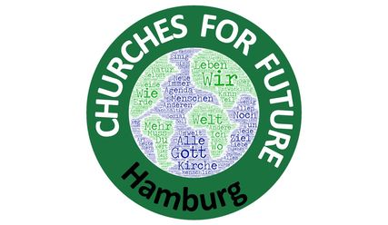 Logo der AG Churches for Future Hamburg - Copyright: Ev.-Luth. Kirchenkreis Hamburg-West/Südholstein