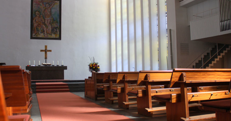 Der Innenraum der Hauptkirche St. Nikolai