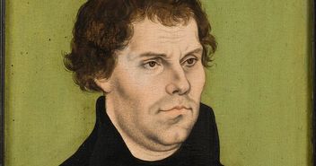 Martin Luther 1527, gemalt von Lucas Cranach d.Ä., Nationalmuseum - Copyright: wikipedia commons