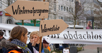 Demo Winternotprogramm - Copyright: © Hagen Grützmacher