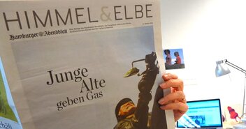 Nicht nur in der Büropause eine lohnenswerte Lektüre - die aktuelle 'Himmel & Elbe' - Copyright: Sabine Henning/kirche-hamburg.de