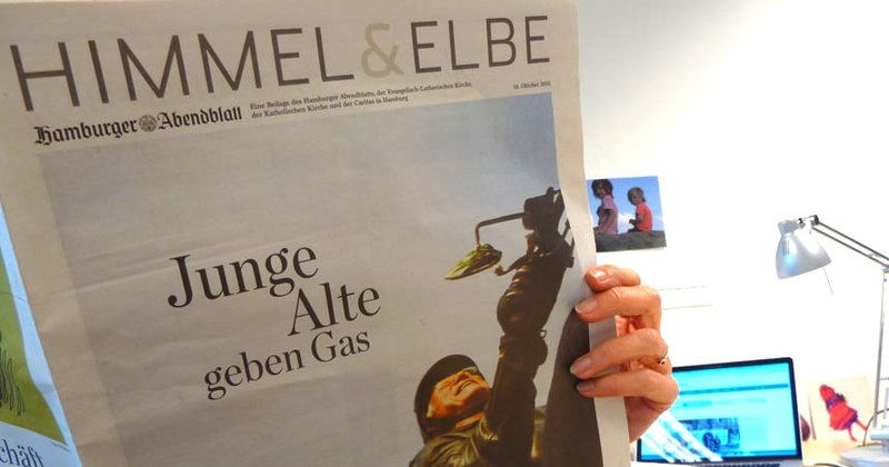 Nicht nur in der Büropause eine lohnenswerte Lektüre - die aktuelle "Himmel & Elbe"